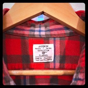 Men’s X-large flannel shirt from J Crew